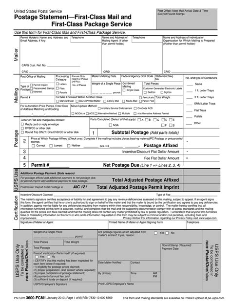 Ps Form 3600-fcm Is Often Used In U. . Ps form 3600 fcm july 2022